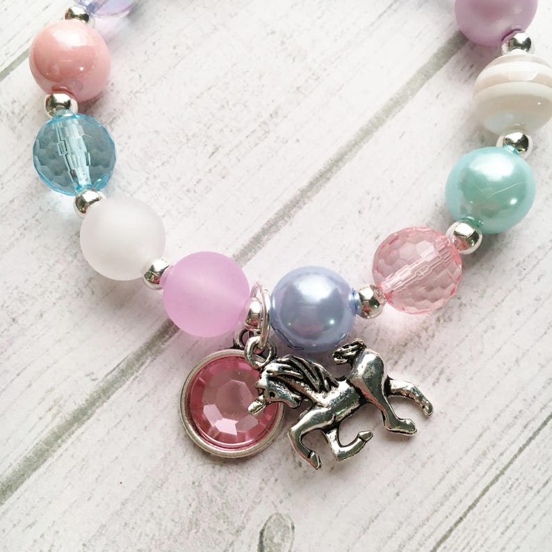 Unicorn DIY Charm Bracelet Birthday or Slumber Party Favor Etsy
