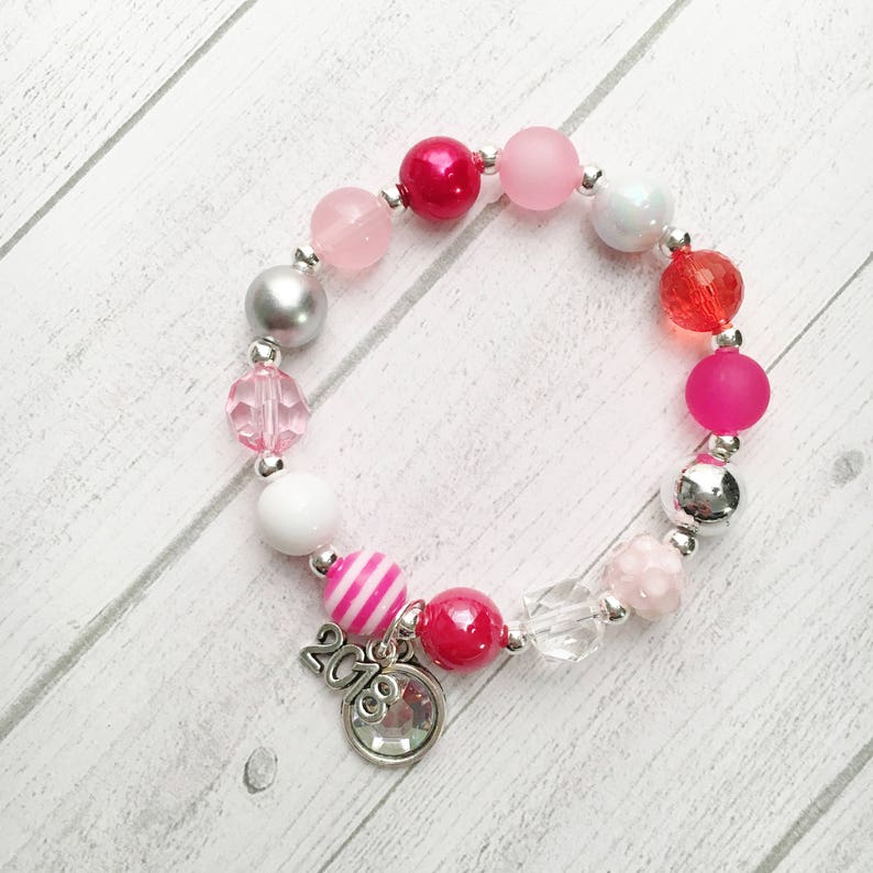 4 Love Valentine 2019 DIY Charm Bracelet Birthday or Slumber Party Activity DIY Bracelet Valentine Party Favor Love Sweet 16 Valentine gift