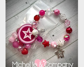 American DIY Star Charm Bracelet Birthday or Slumber Party Favor Bracelet Doll Party Birthday Doll party Activity DIY Star bracelet