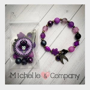Maleficent DIY Sparkle Bracelet Birthday Party Favor Slumber Party Favor BOHO Style Bracelet Maleficent Disney Party Activity Mal Evie