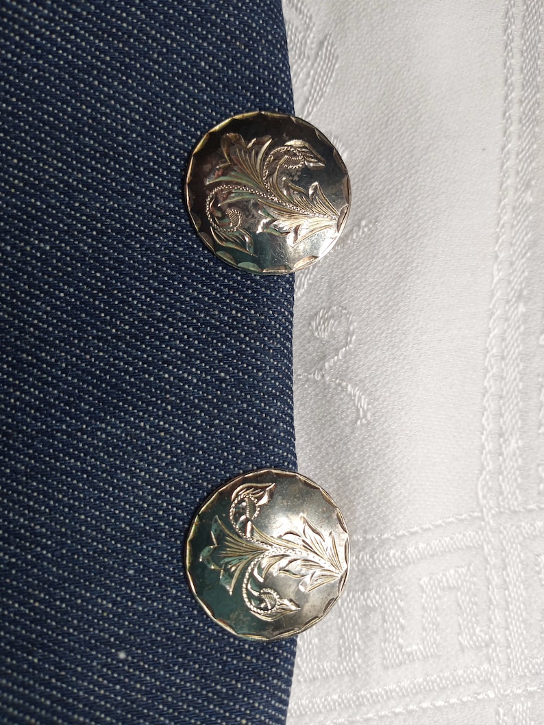 Mexican sterling clip-on vintage earrings