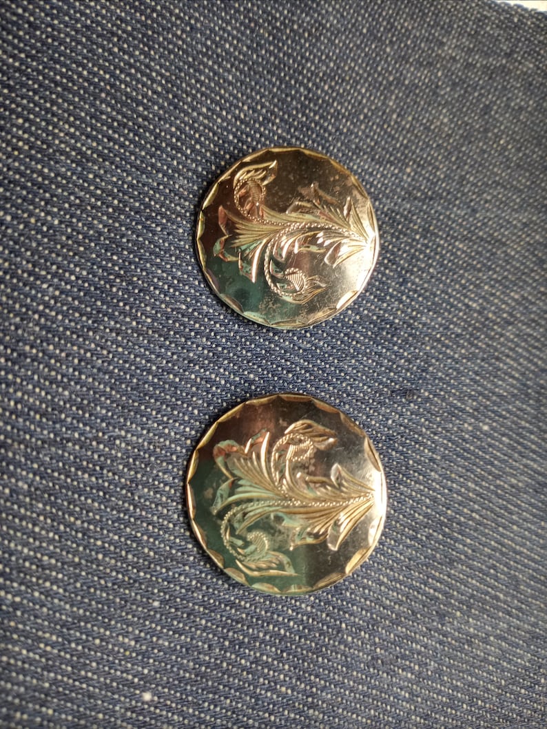 Mexican sterling clip-on vintage earrings