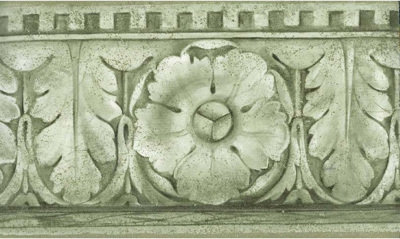 Taupe Swirl Molding Wallpaper Border 41666000