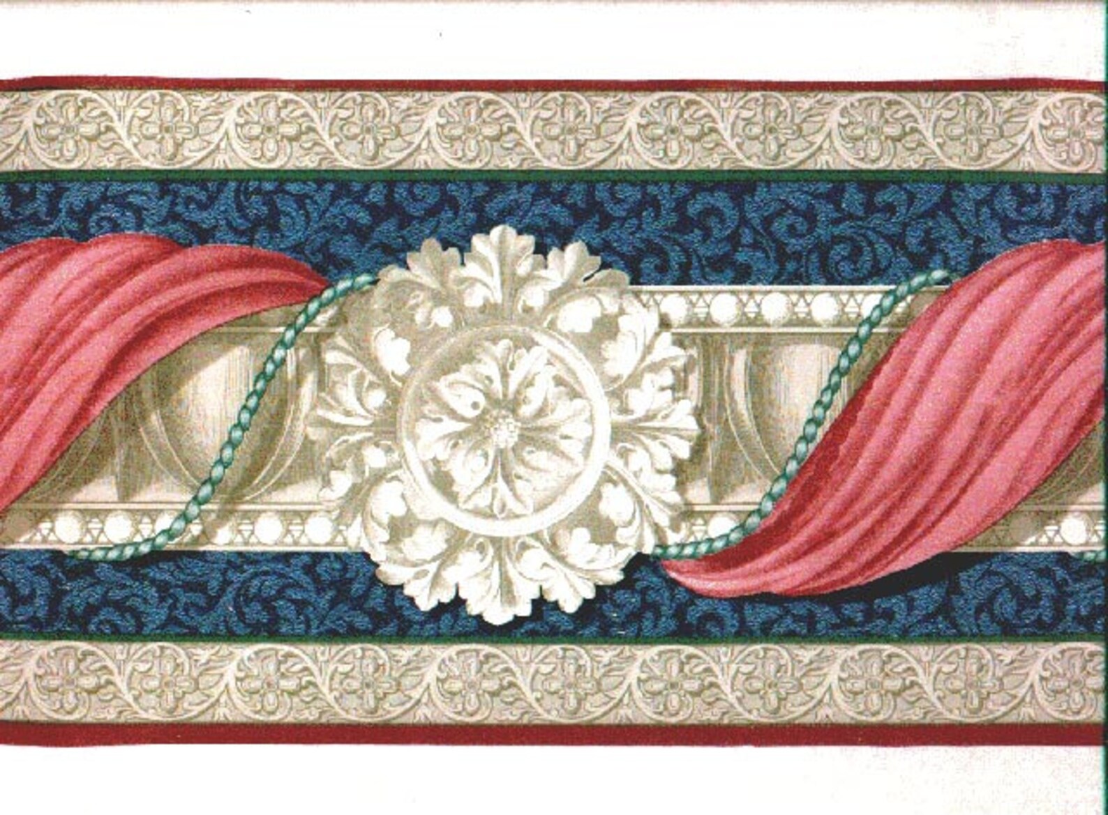 Swag Decorate With A Swag Or Swags B91551 Wallpaper Border Etsy