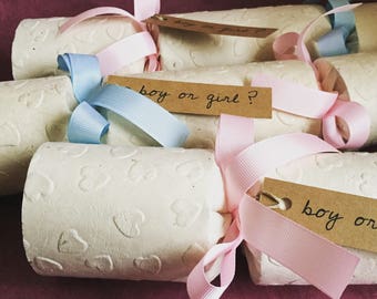 Baby Gender Reveal Crackers ~ Baby Shower ~ Gender Reveal Party