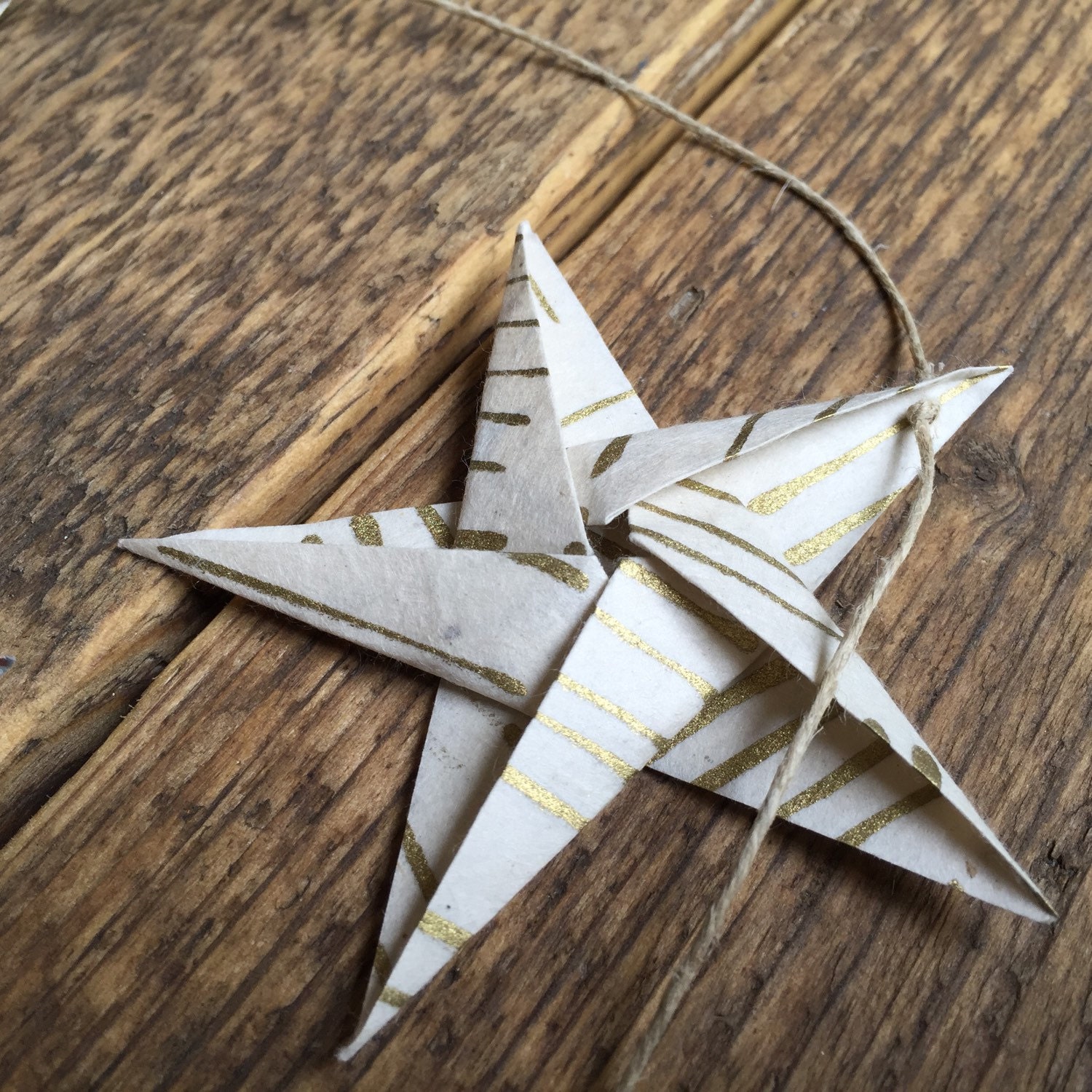 Origami Star Garland Handmade Paper Home Decor Photo | Etsy UK