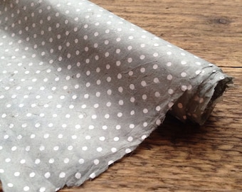 Polka Dot Wrapping Paper ~ Handmade Paper Gift Wrap ~ Duck Egg Blue ~ 70 x 50cm