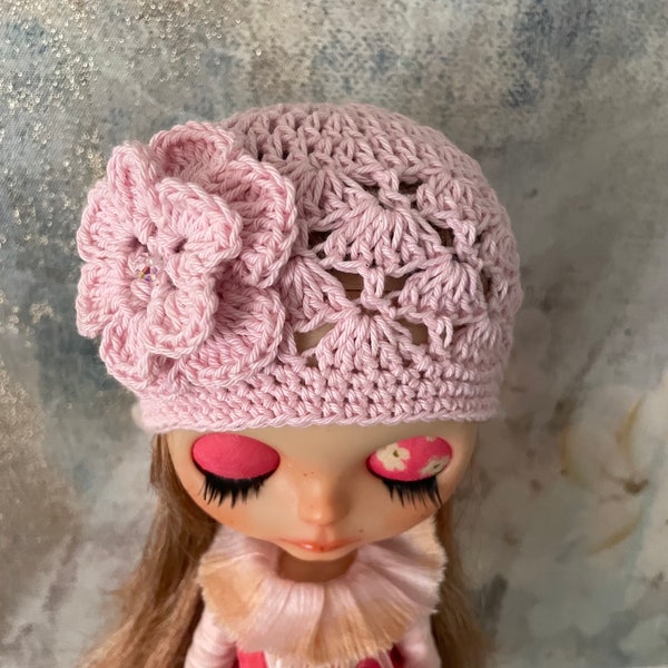 Crochet Hat for Blythe Doll | Blythe Beanie | Handmade Blythe Hat | Blythe Doll Clothes | Spring Blythe