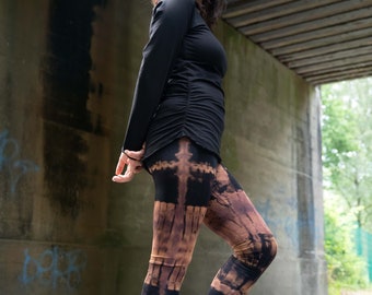 Batik Leggings , Tie Dye, Batik Leggings, Alternative, Yogahose