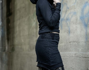 Mini skirt,  Gypsy Pixie Skirt. Alternative Fashion - Psy Trance Wear - Goa Fashion - dark fashion -