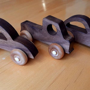 Wooden Toy Car, Wood Car Toy, Push Car, 3 pack, All Natural Toy, Personalized Wood Toy for Child