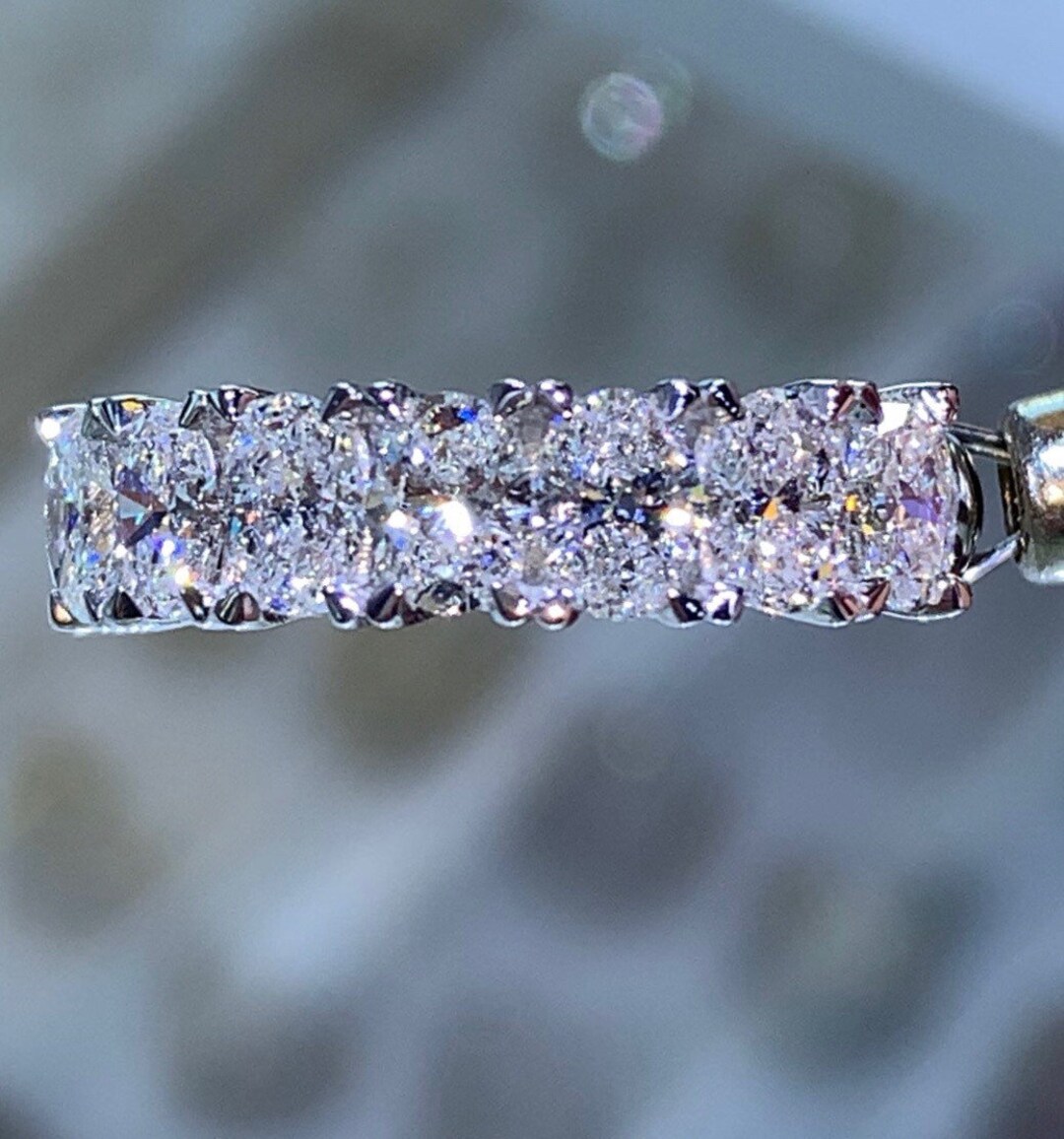 7 stone oval diamond ring deals