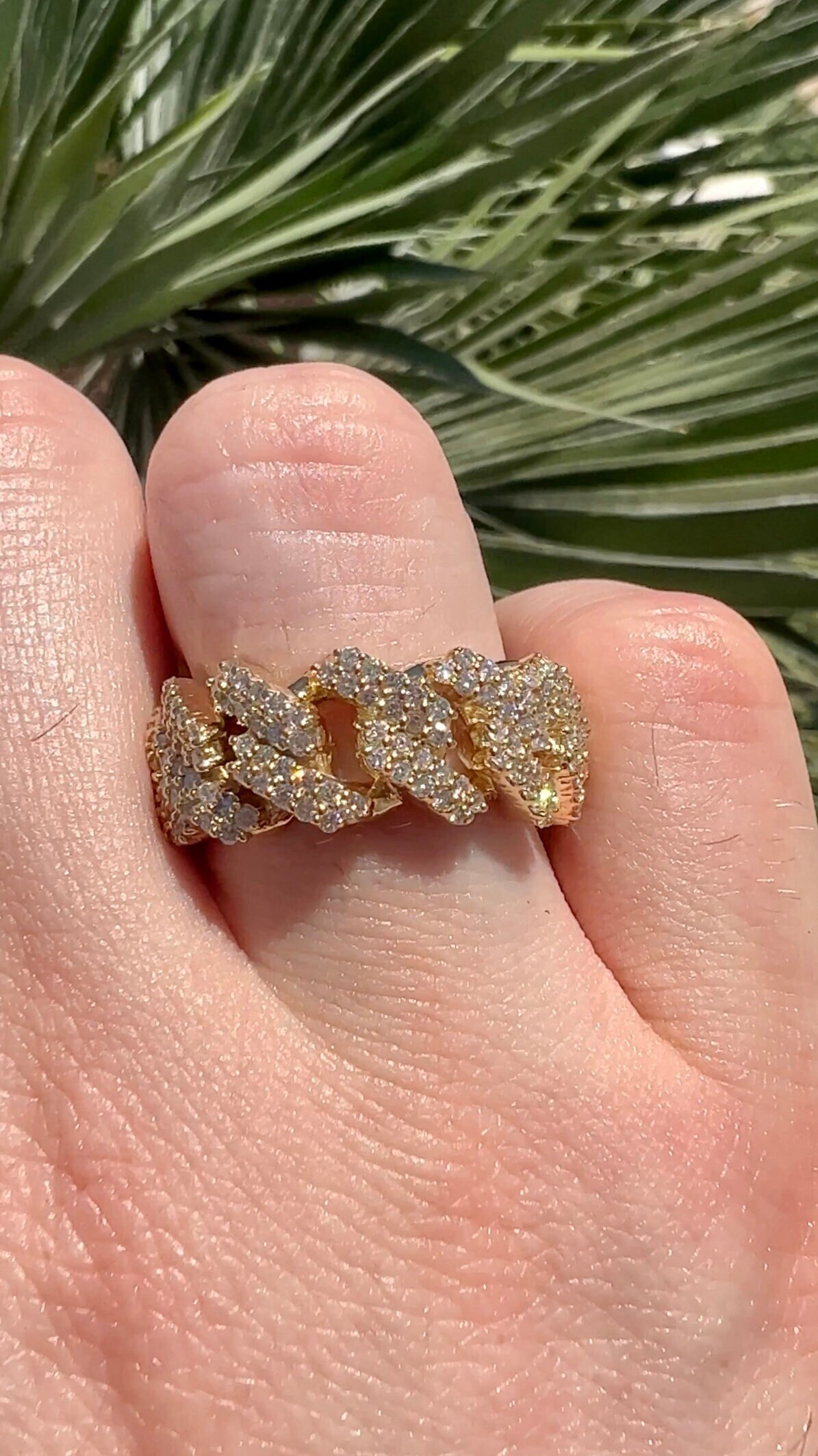 Diamond encrusted mens ring outlet