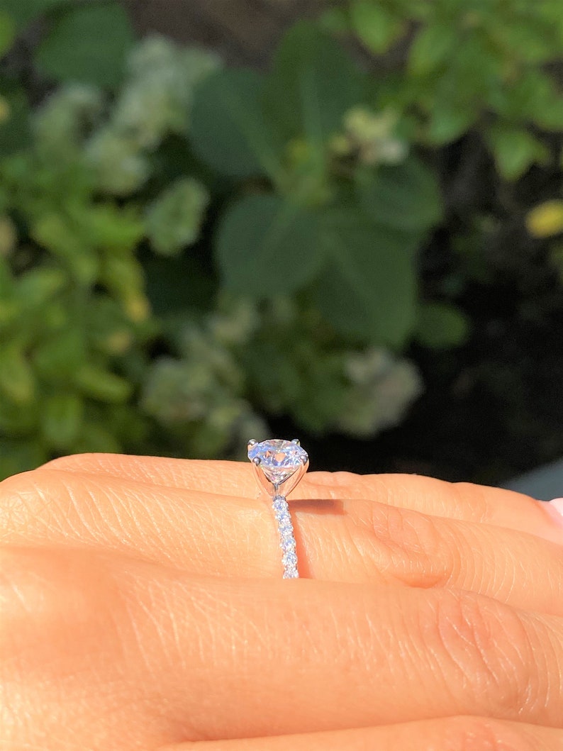 0.50ct Round Brilliant Diamond Solitaire Engagement Ring In 9ct Yellow Gold