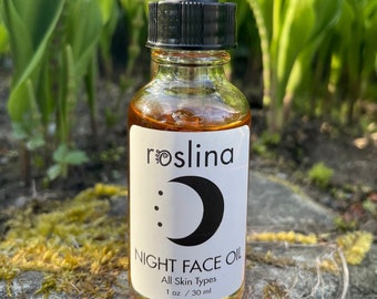 Night Face Oil Skincare Organic Face Oil Night Organic Skincare Natural Skincare Organic Vitamin C Oil Organic Skincare Night Organic Oil