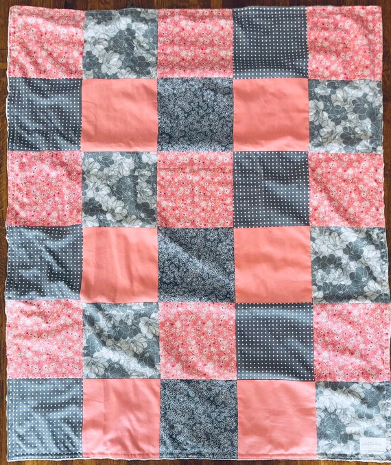 minky patchwork blanket