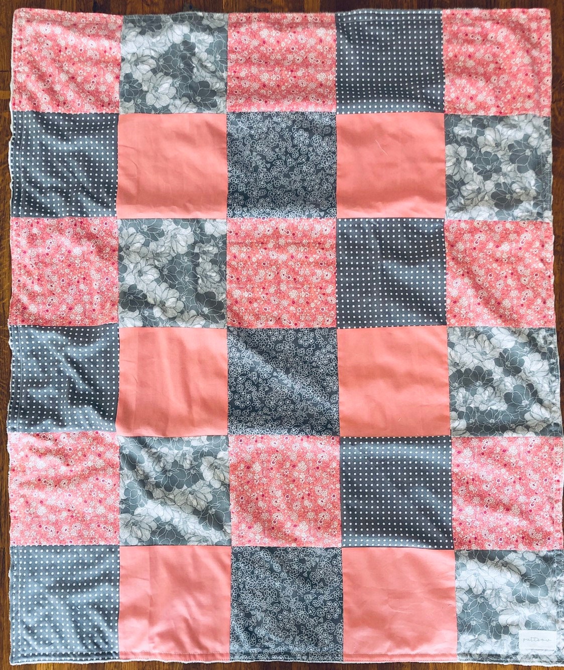 minky patchwork blanket