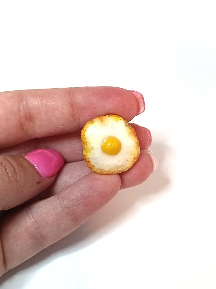 Fried Egg Silicone Mold, Dollhouse Food Mold, Miniature Egg Mould, MiniatureSweet, Kawaii Resin Crafts, Decoden Cabochons Supplies