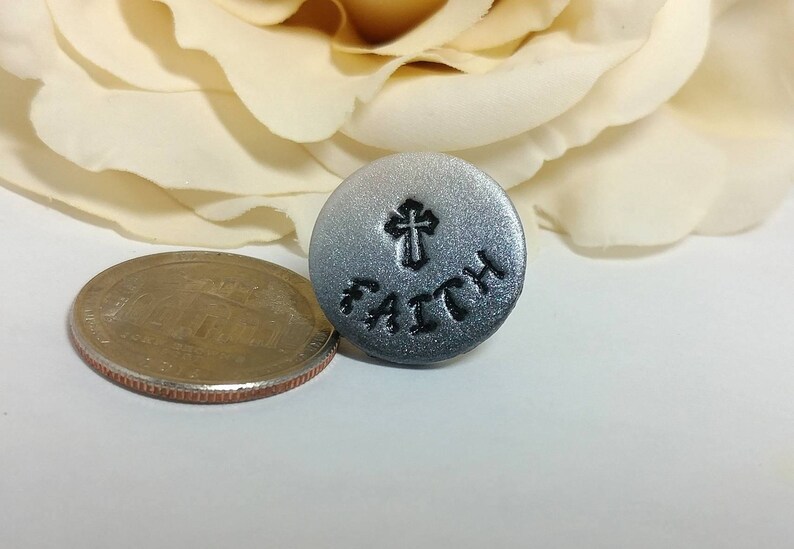 Christian pin Religious pin Silver faith pin Cross pin Etsy