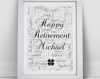 personalised retirement gifts for him