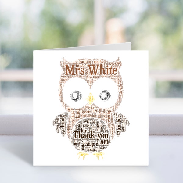 Owl Thank You - Etsy