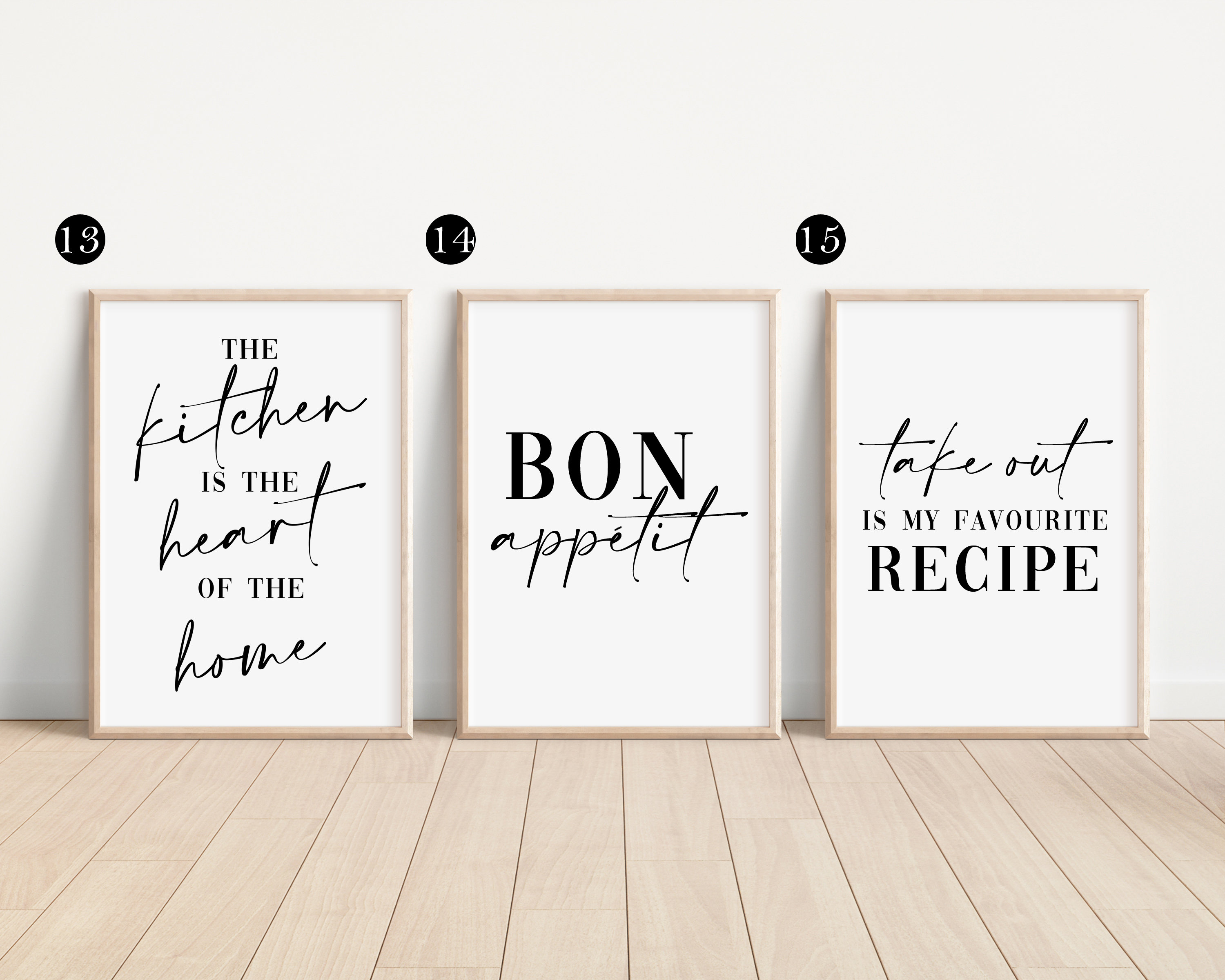food photography canvas print: kitchen & restaurant... Food Themed Kitchen Prints, Dining Room Wall Art Prints, Unframed ...