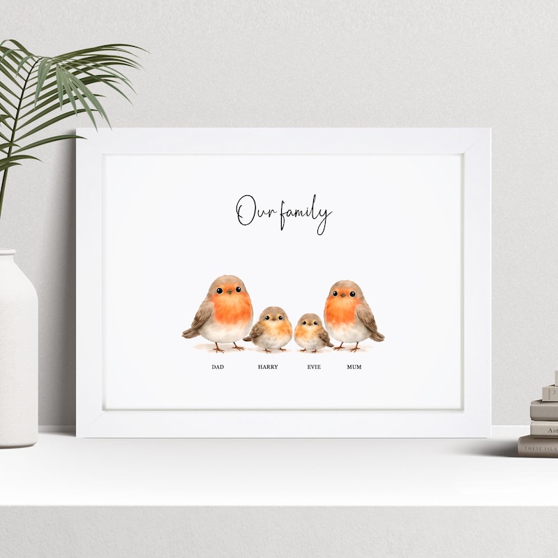 Family Prints Robin - Etsy UK