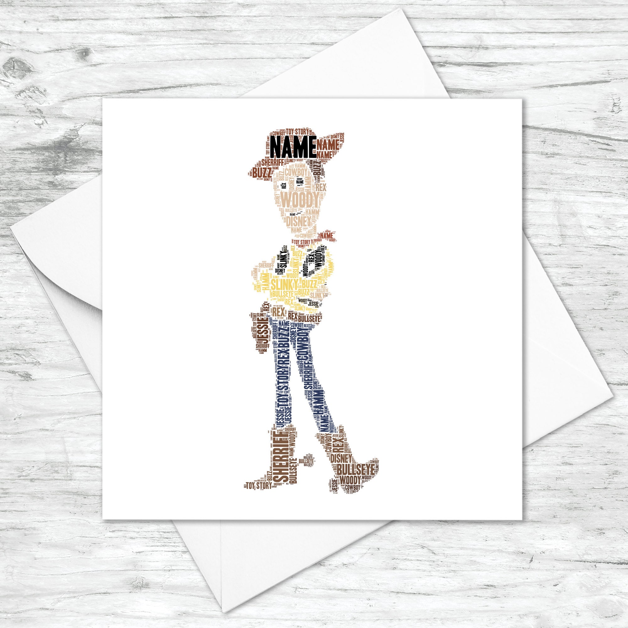 Toy Story Woody Personalised Boys Girls T-Shirt Age 4 Ideal Gift/Present
