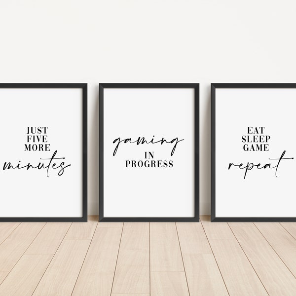 Black and White Game Art Etsy