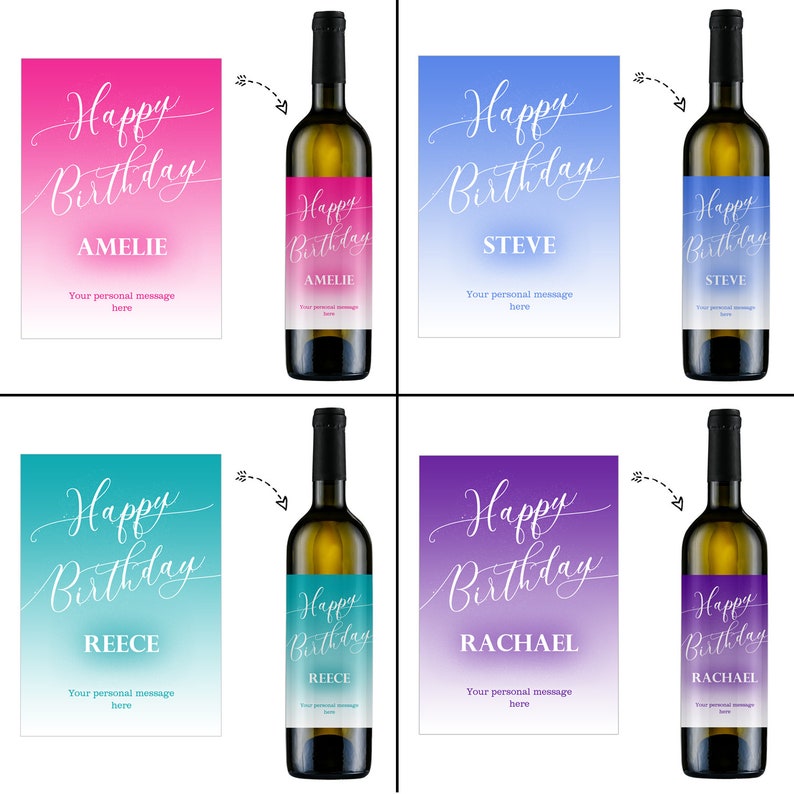 hen do//wedding//birthday//teacher//bridesmaid//gift PERSONALISED Wine Labels