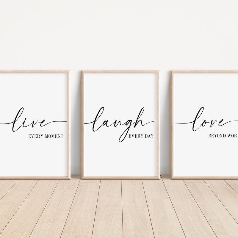 Live Laugh Love Art Etsy