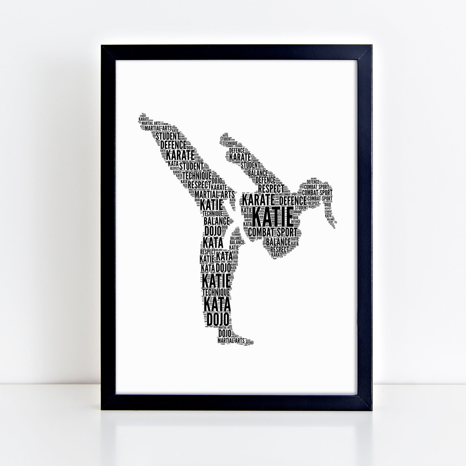 Karotta Sex Videos - Karate Picture Frame - Etsy