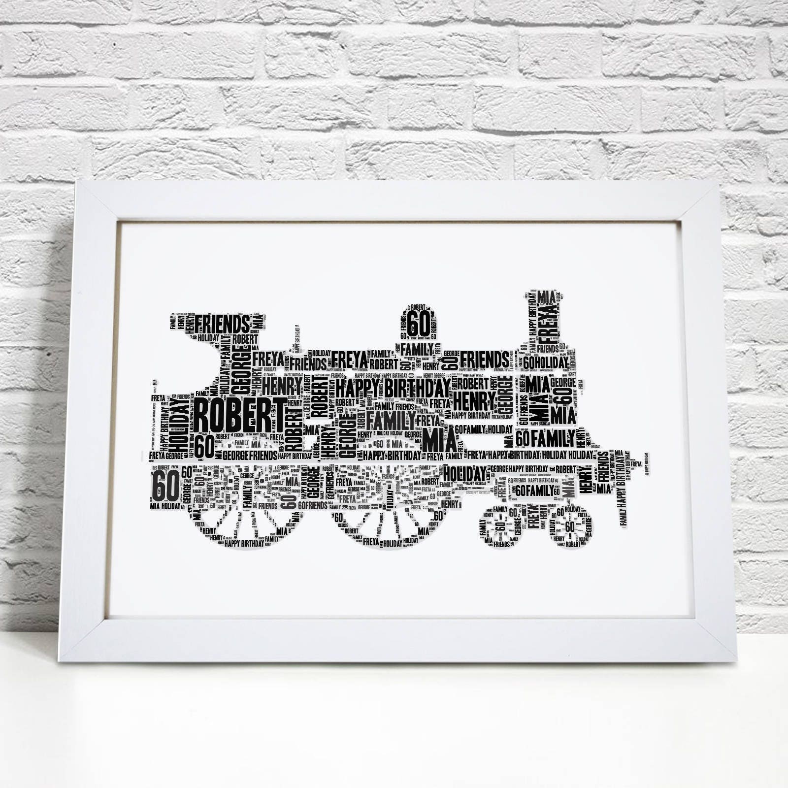 Vintage Steam Train Illustration Art Print By Pixxart Society6