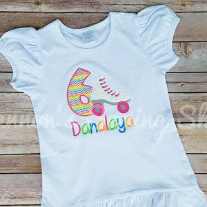 Roller Skating Birthday Shirt -  Roller Blade Birthday - Skating Rink Party - Roller Skate Party