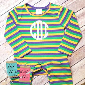 baby mardi gras outfit girl