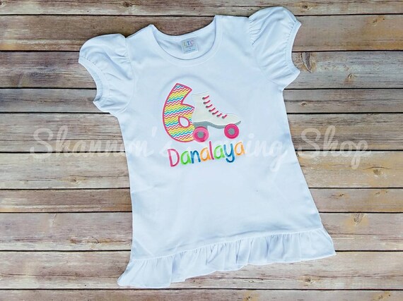 Roller skate birthday shirt Clearance