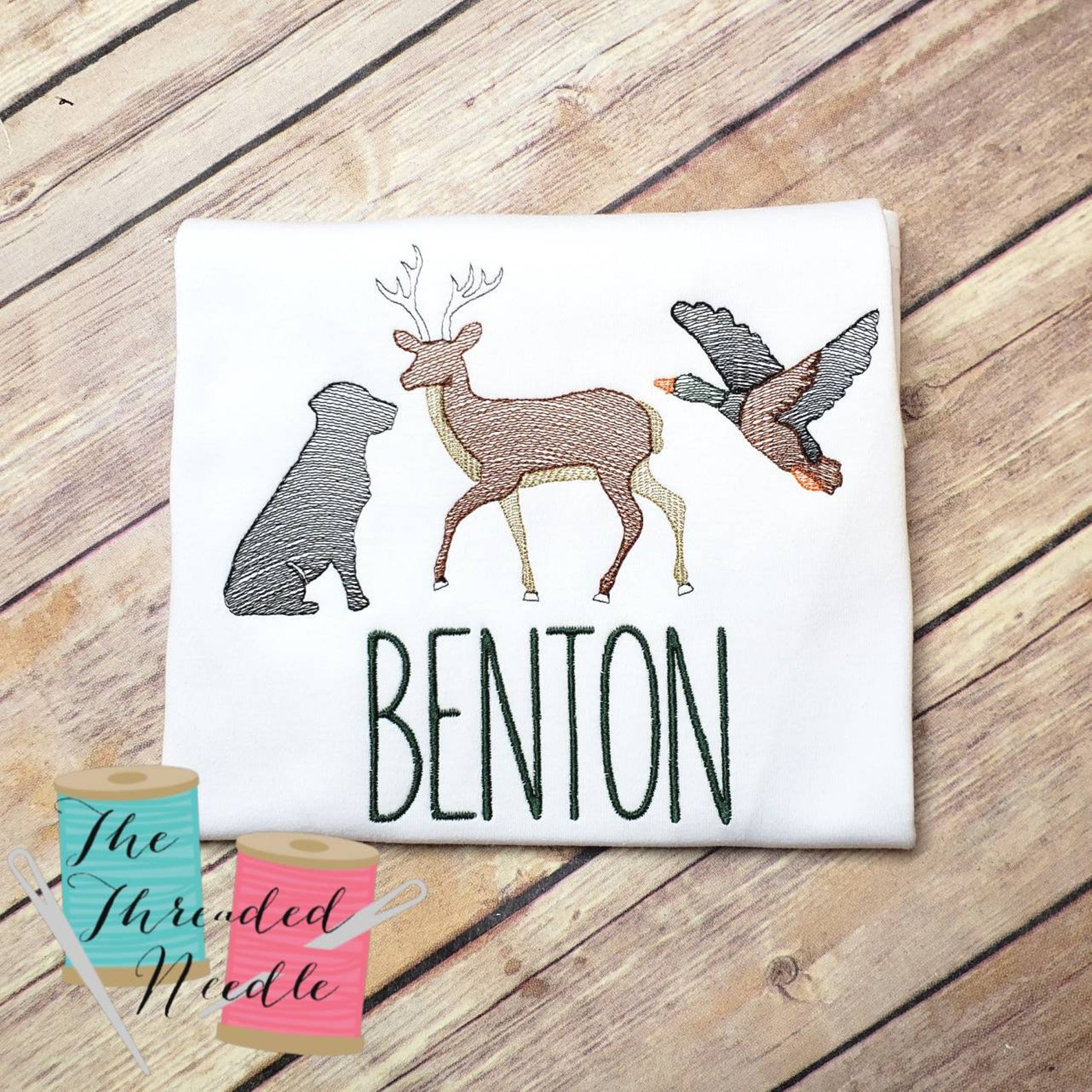 Embroidered Hunting Shirt Boys Hunting Shirt Custom Etsy