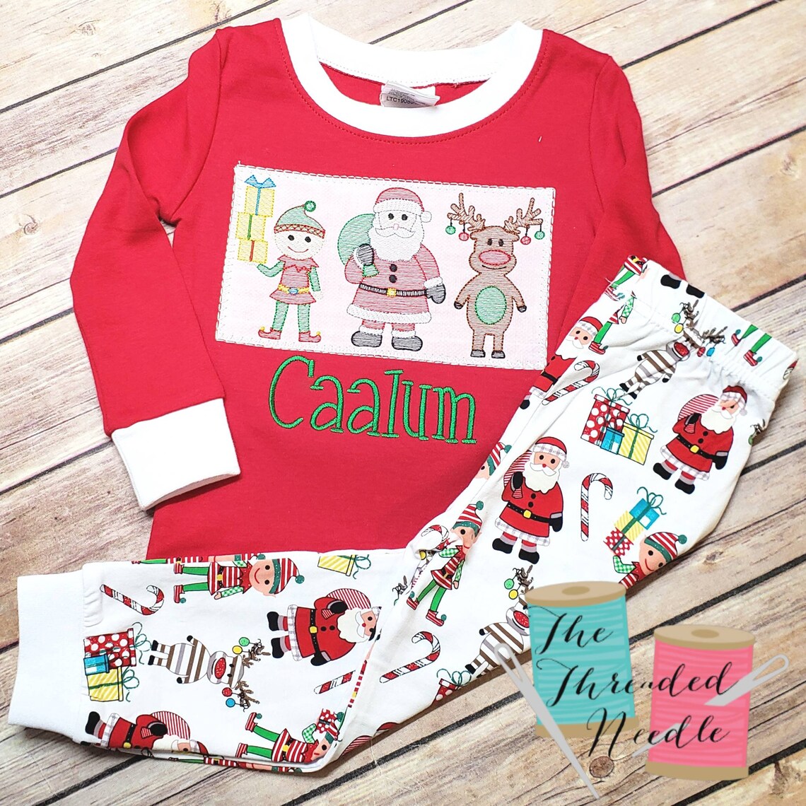 For Family Monogrammed Christmas Pajamas Monogrammed Chrstmas