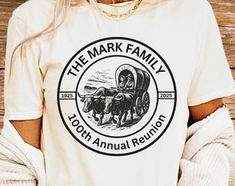 Mark Family Reunion T-Shirt: 100th Anniversary Vintage Tee
