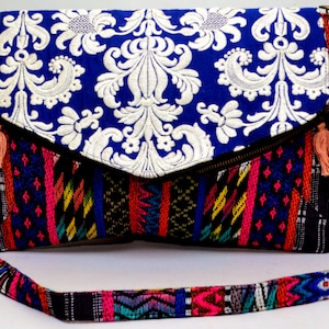 One-Of-A-Kind Jaipur Crossbody Hand Bag with Antique Hand Embroidery