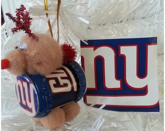 New York Giants - NFL Xmas "Reinbeer" Ornament