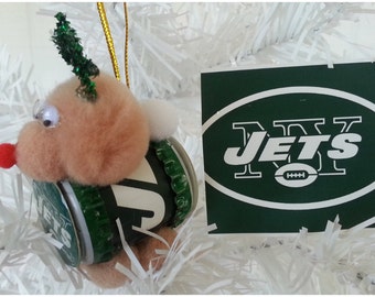 New York Jets - NFL Xmas &quot;Reinbeer&quot; Ornament