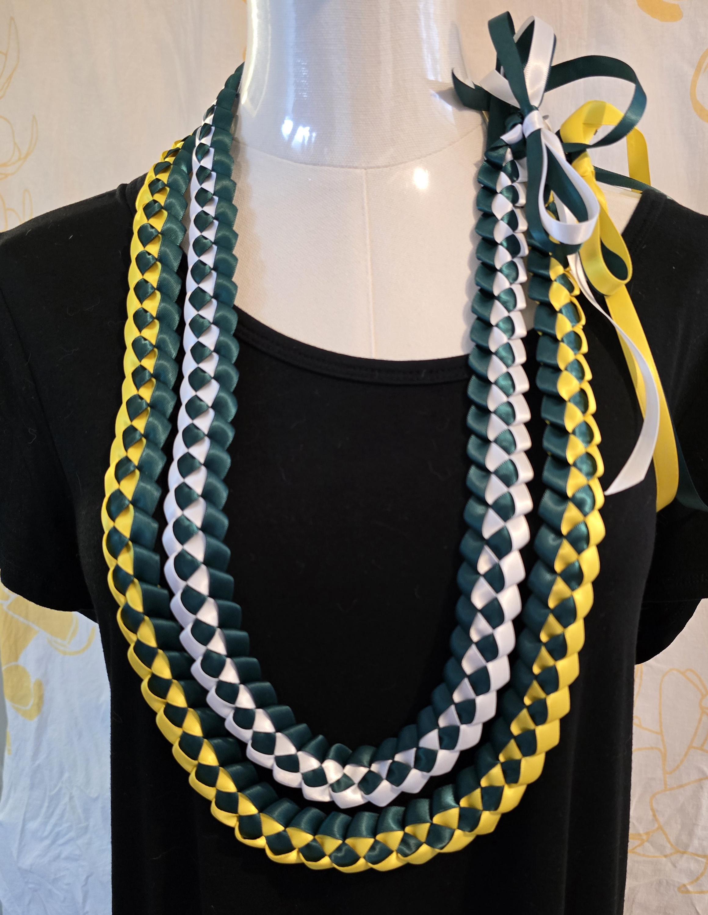 Plain single ribbon, Hunter green & ....