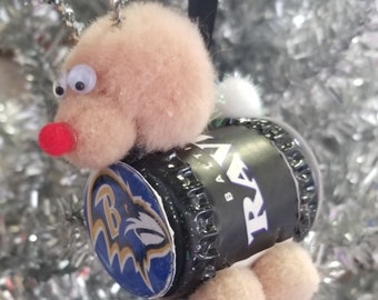 Baltimore Ravens - NFL Xmas &quot;Reinbeer&quot; Ornament