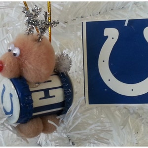 Indianapolis Colts - NFL Xmas &quot;Reinbeer&quot; Ornament
