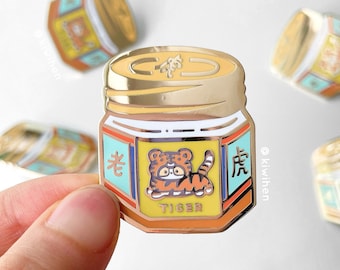 Corgi Enamel Pin Tiger Ointment