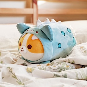 Dino Corgi Plush Toy Corgi Plush Super Soft Plush Corgi Gifts Dinosaur Plush Cute Plush Corgi Lover Gifts Cute Gifts Corgi