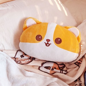 Corgi Face Cushion Corgi plush Corgi Pillow Corgi Gifts Corgi Lover Gifts Corgi Cushion Cute Plush Dog Plush Cute Gifts Cute Plushies