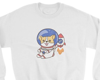Space Corgi Crewneck Sweatshirt