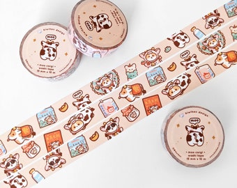 Washi Tape Moo Corgi